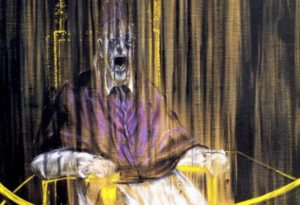 oyrliazon-papas-francis-bacon- Study after Velázquez's Portrait of Pope Innocent X